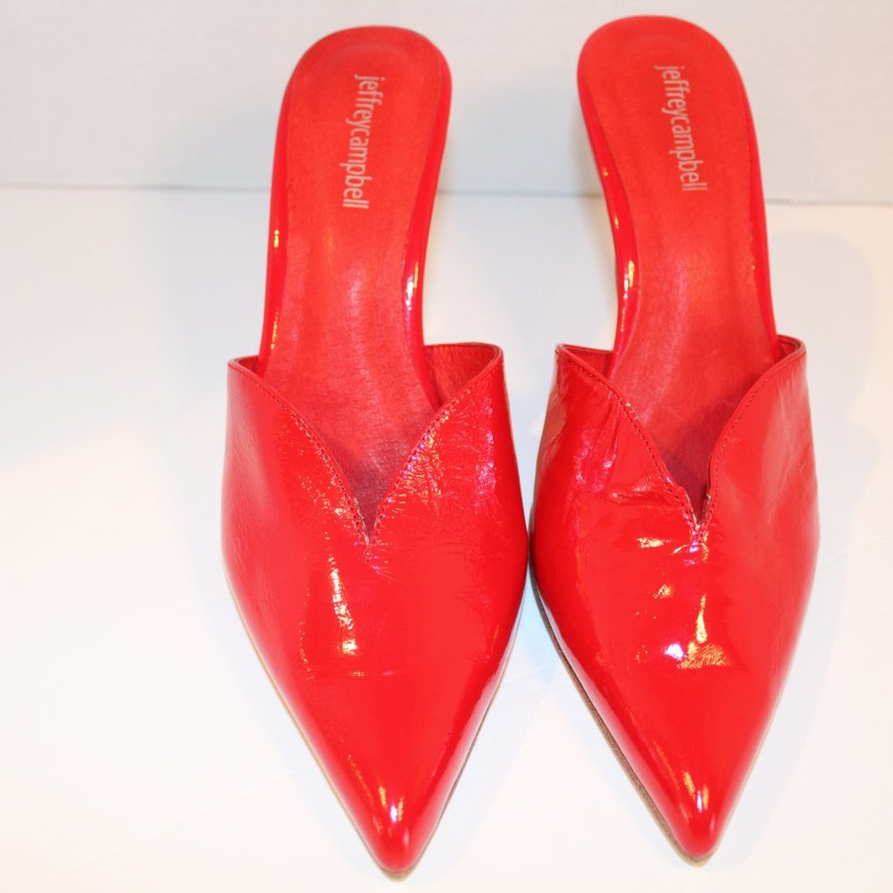 Beautiful Red Patent Jeffrey Campbell 9.5 - Never Worn